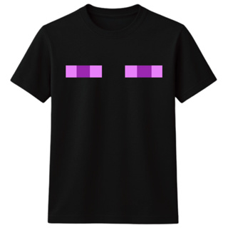 Camiseta Camisa Blusa Enderman Mob Monstro Mine Craft Jogo Game Quadrado Infantil Algodão Malha Fria em Oferta na Shopee