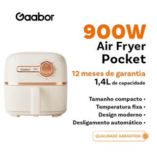 Gaabor Air Fryer 1,4L Pequena Conveniente com Forma de Silicone Timer 900W AF20M-YE01A -1 em Oferta na Shopee