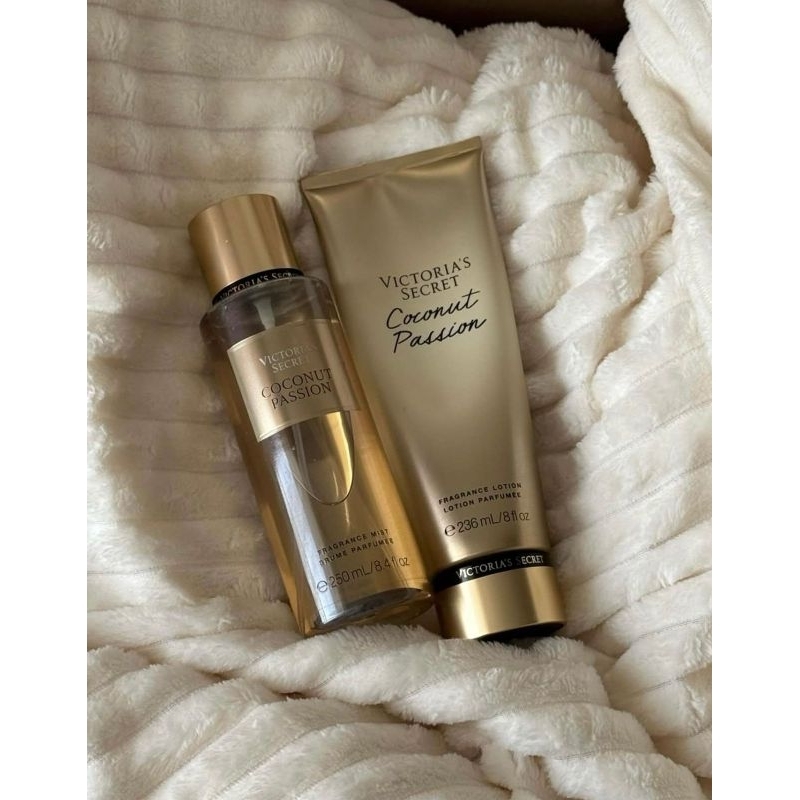 Victoria’s Secret Coconut Passion – Body Splash + Loção Hidratante