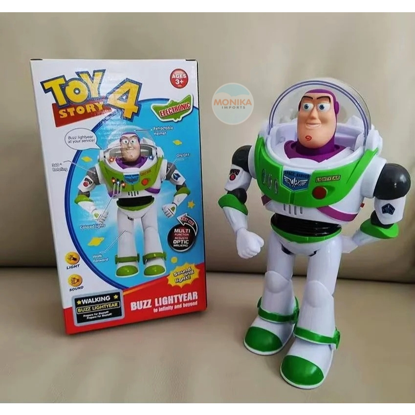 Buzz Lightyear Toy Story Articulado 30cm – Presente Infantil Resistente e Seguro