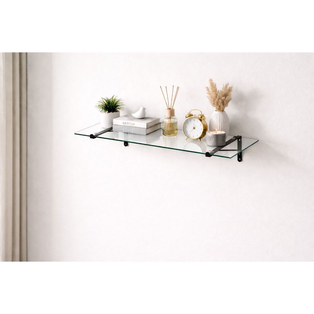 Kit 2 Mão Francesa Suporte Grapa em L P/ Prateleira de Vidro em Oferta na Shopee