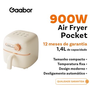 Gaabor fritadeira air fryer 1,4 litros Pequeno e conveniente forma de silicone timer 900w AF20M-YE01A -1