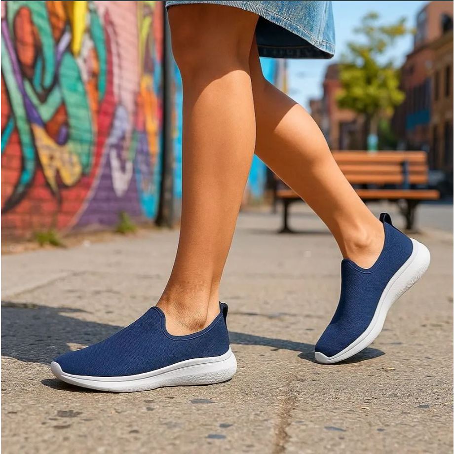 Tênis Feminino e Masculino Academia - Tenis Feminino Casual - Tênis meia Confortável Sem Cadarço