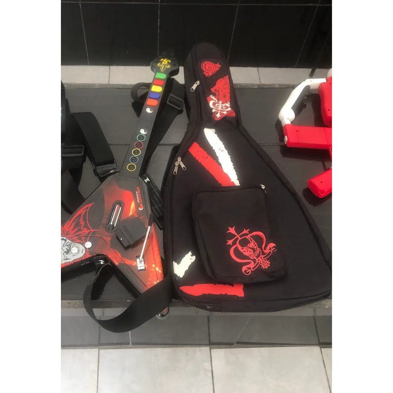🎸 Guitarra Controle Guitar Hero – PlayStation 2 (PS2) + Capa/Bolsa