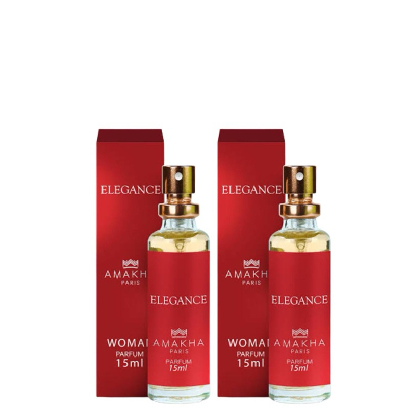 Kit 2 Perfume Feminino Elegance – Fragrância Inspirada – 15mle em Oferta na Shopee