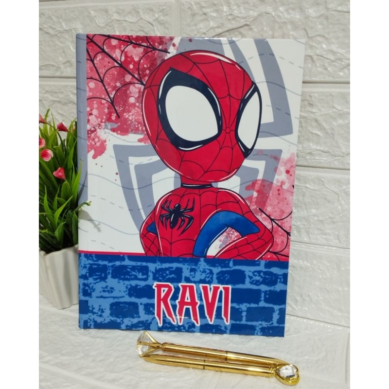 Caderno Brochura Grande Personalizado 96 folhas Homem Aranha - Caderno Brochura Grande Personalizado Menino em Oferta na Shopee