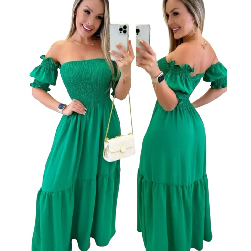 Vestido Longo Feminino Vestidos Femininos Longos Vestido Verão Longo