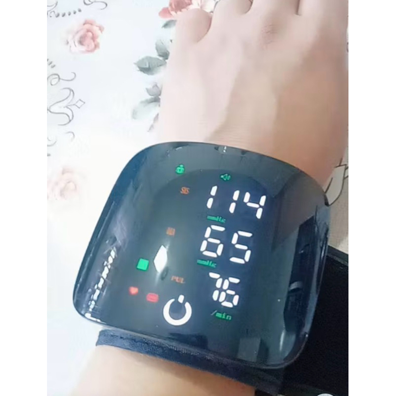 Monitor De Pressão Arterial De Pulso Recarregável Alta BP Esfigmomanômetro--2551