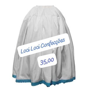 umbanda e candomblé lindas saias com acabamento bordado inglês em Oferta na Shopee