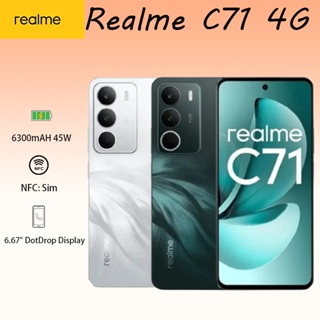 Realme C71 4g Smartphone Celular NFC 4GB/256GB Global versäo 120Hz 6300mAh 50MP IP64 em Oferta na Shopee
