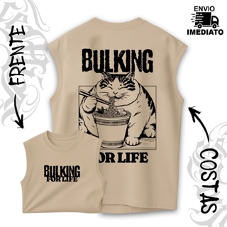 Regata Machão Oversized Academia ''BULKING FORLIFE'' Qualidade Premium 2026 Envio Imediato - 58 em Oferta na Shopee