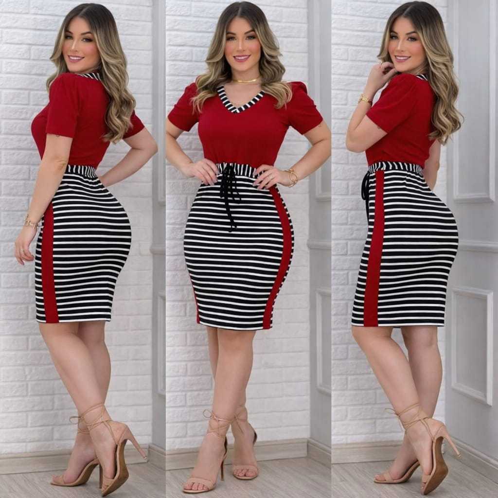 Vestido Feminino Elegante Midi Evangelico Versatil, clássico casual charme confortável estiloso moderno conforto