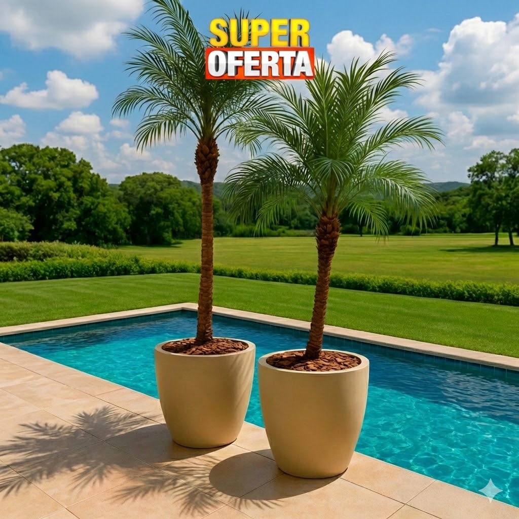 vaso de polietileno para arvores jabuticabeira Palmeiras plantas flor frutíferas moderno luxo GIGANTE redondo 40x50 em Oferta na Shopee