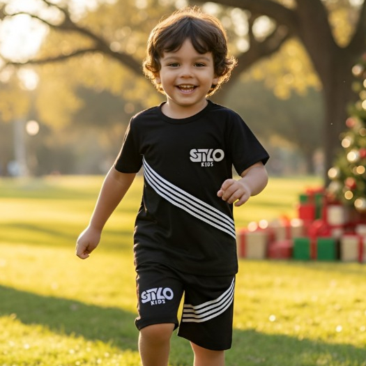 Roupa De Menino Conjunto Infantil Masculino Bermuda E Camisa Estilosa Juvenil