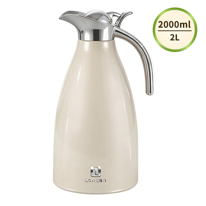 Garrafa Térmica Grande Capacidade 2L De Aço Inoxidável SUS304 Para Festas Em Casa Viagens Camping Mantém Quente Por 24H em Oferta na Shopee