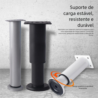 Pé de Móvel para Elevar - Metal Espesso e Forte