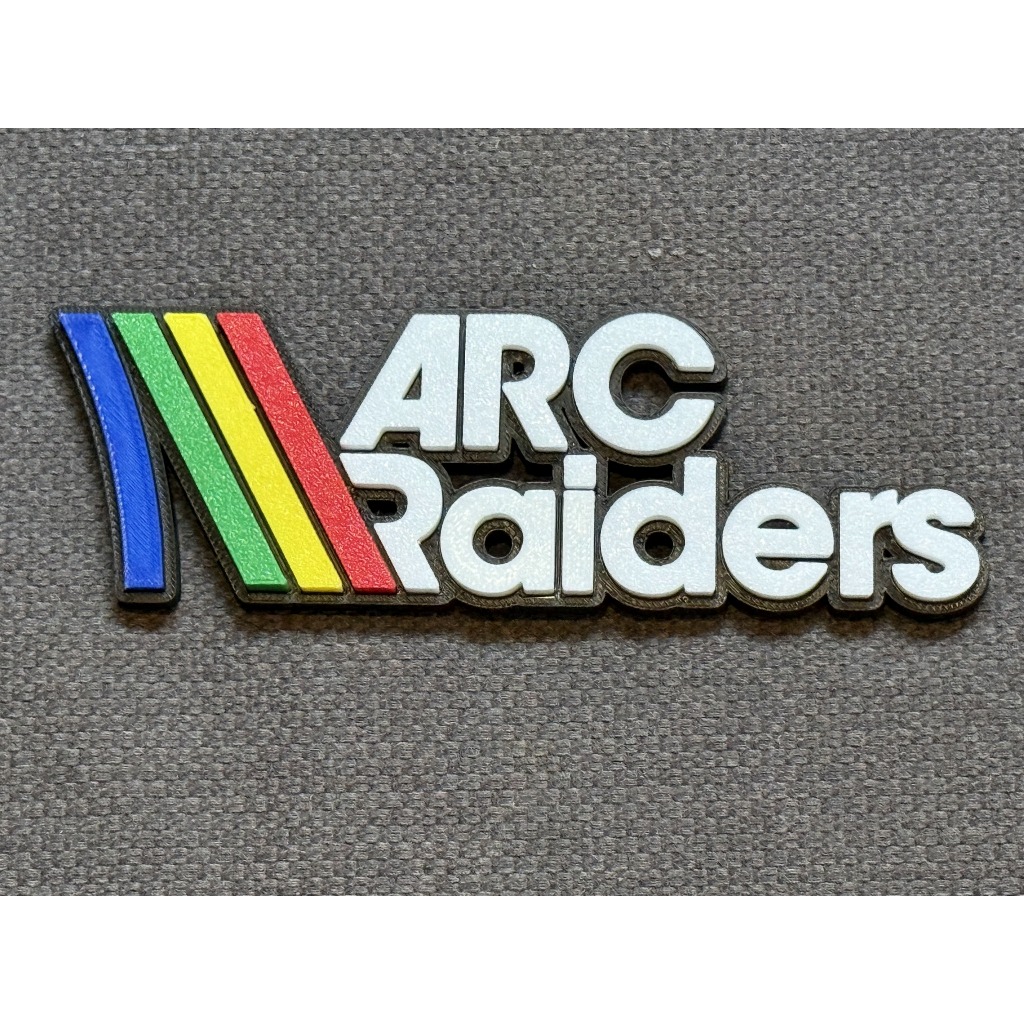 Letreiro Gamer Arc Raiders em 3D Decoração Geek Quarto Placa Decorativa