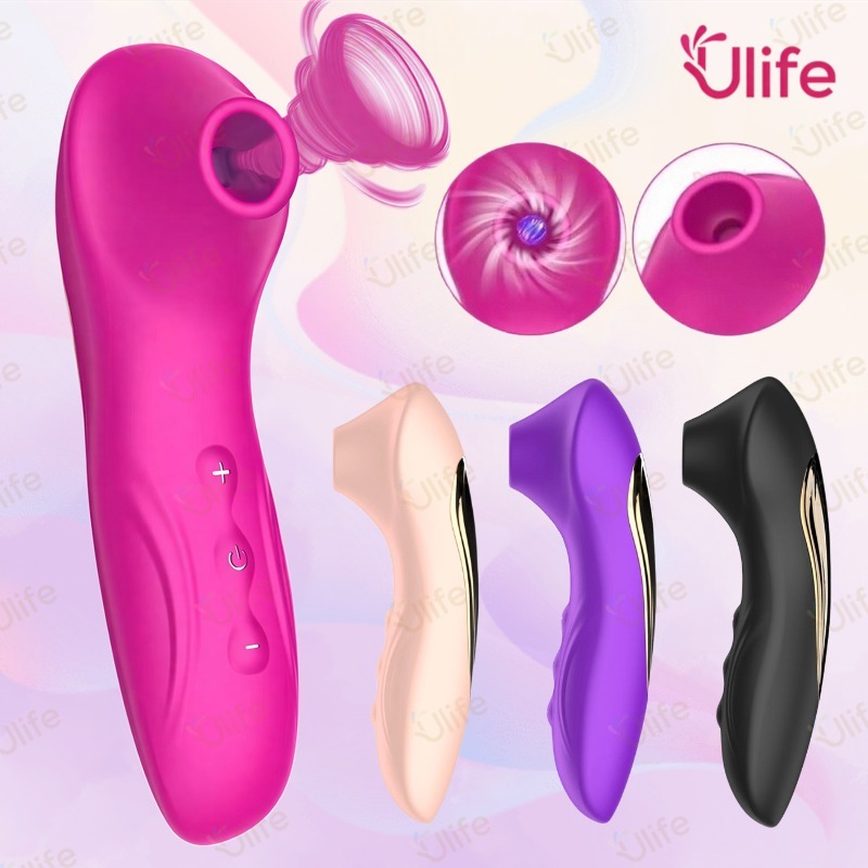 Vibrador Estimulador Sugador de Clitóris e Mamilo Recarregável 10 frequências SUC-01