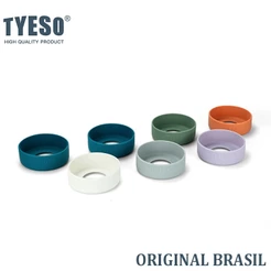 Descanso de copo TYESO Descanso de copo silicone Base Protetora Antiderrapante e Antiquesbras