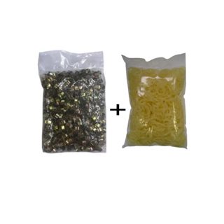 Kit 1.000 Anilhas + 1.000 Elásticos Para Laços Pet em Oferta na Shopee