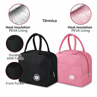 Bolsa Térmica Portátil Lancheira Marmita Viagem Piquenique Conserva Quente Frio Alimentos em Oferta na Shopee