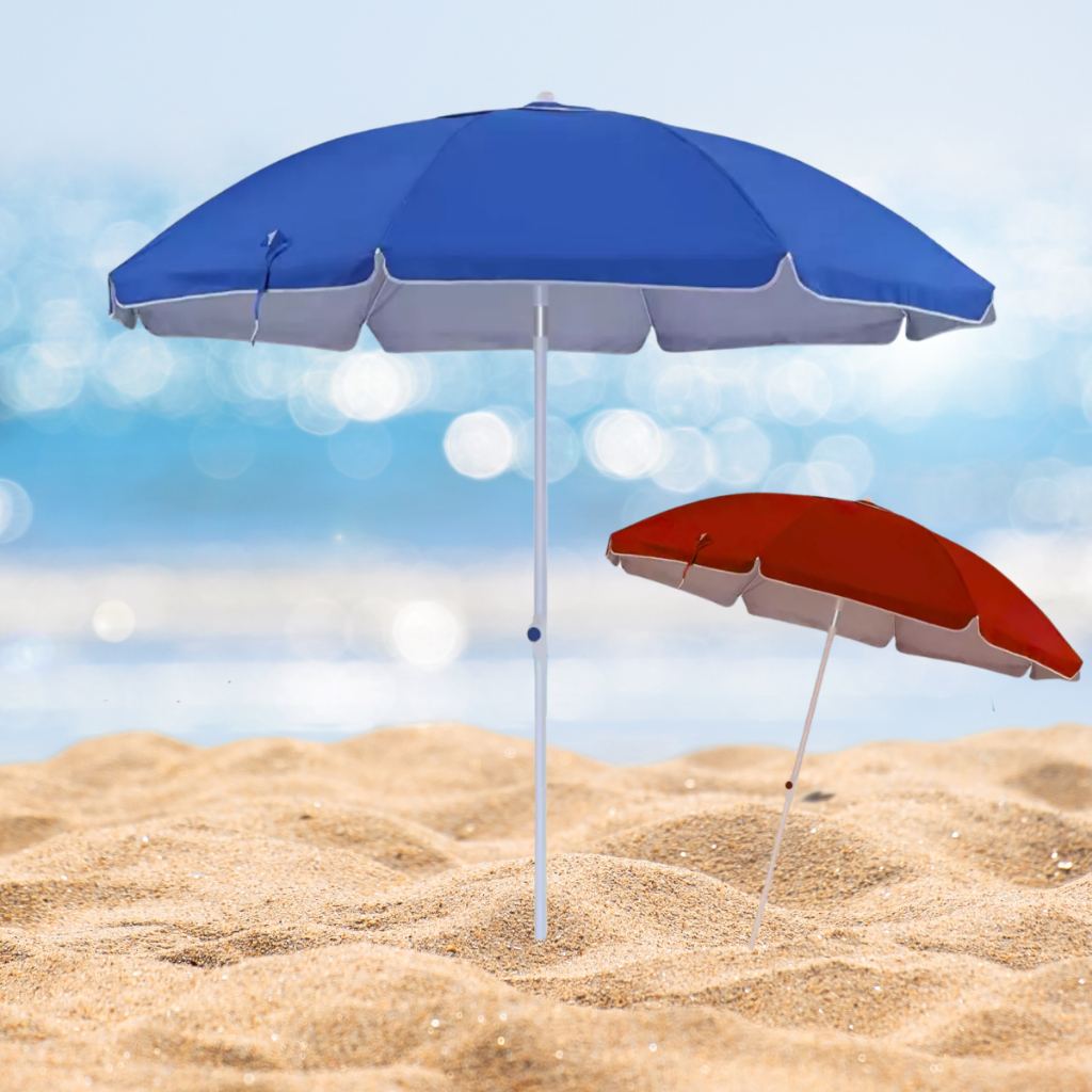 Guarda Sol Gigante 2,40m Praia Piscina Respirável UV Verão