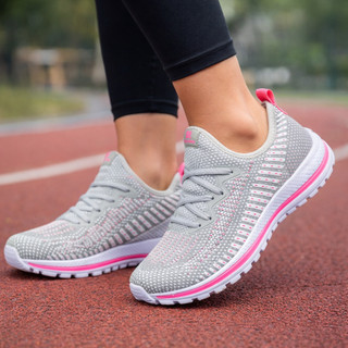 Tênis Feminino Olimp Academia Caminhada Corrida Treino Escola Trabalho Leve Macio Confortável