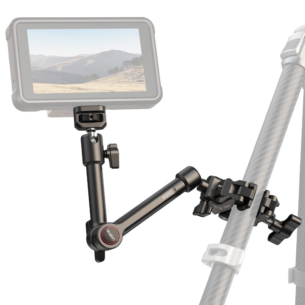 ULANZI HD02 Kit Grampo Super Clamp com Trilho 10" para Câmera e Luz LED