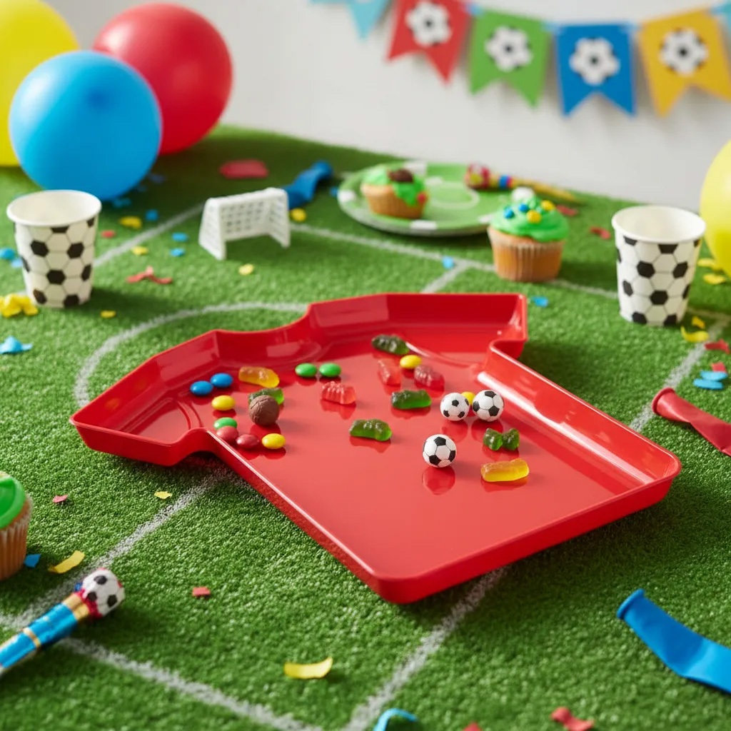 01 Bandeja Camiseta de Futebol Para Decoração Festa em Oferta na Shopee