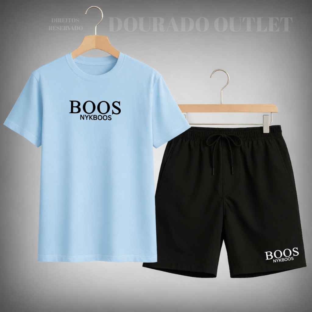 Conjunto Masculino Estiloso Confortável Envio Rápido em Oferta na Shopee