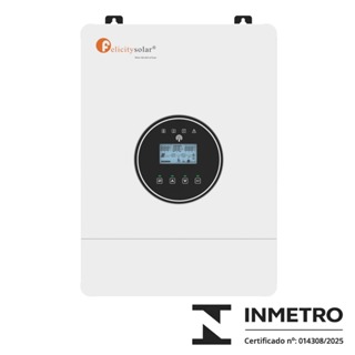 Felicity Solar Inversor Hibrido 4000w-24v 220v-mppt 100a Wifi integrado em Oferta na Shopee