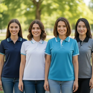 Gola Polo Baby Look em Malha Fria em Oferta na Shopee