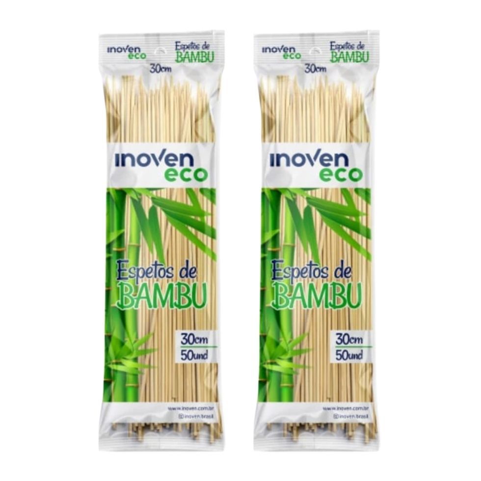 Espeto de Bambu 30cm 50 Unidades Espeto de Bambu 30cm 50 Unidades