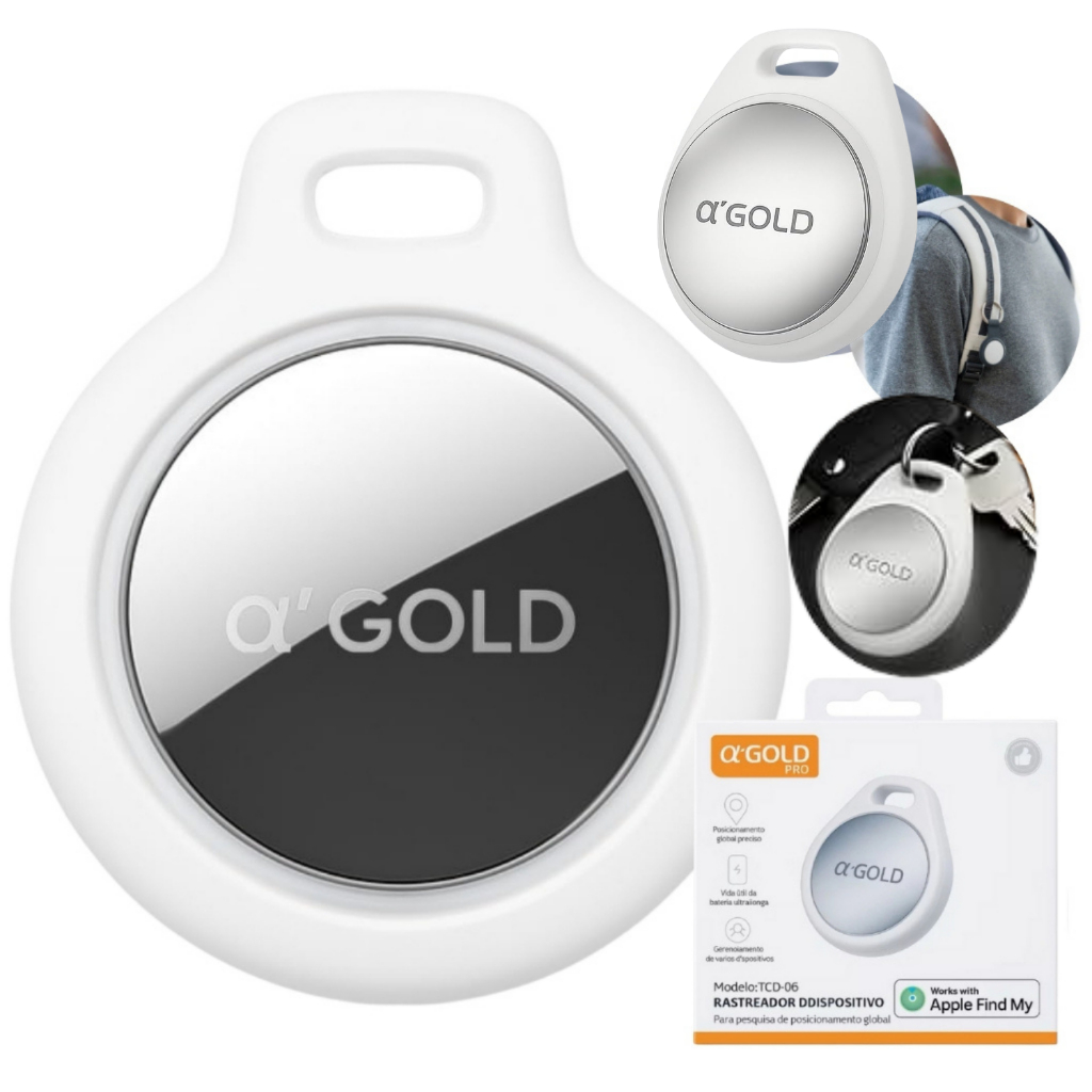 Tag Rastreador GPS Smart AirTag Localizador Compatível App Buscar iPhone iOS Original A’GOLD em Oferta na Shopee