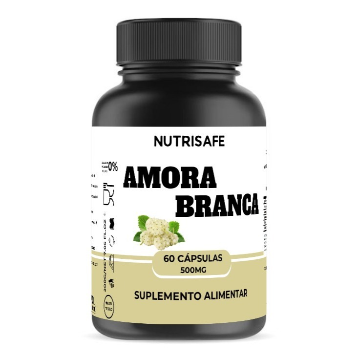 Amora Branca Premium Nutrisafe 60 Cápsulas - Envio Imediato em Oferta na Shopee