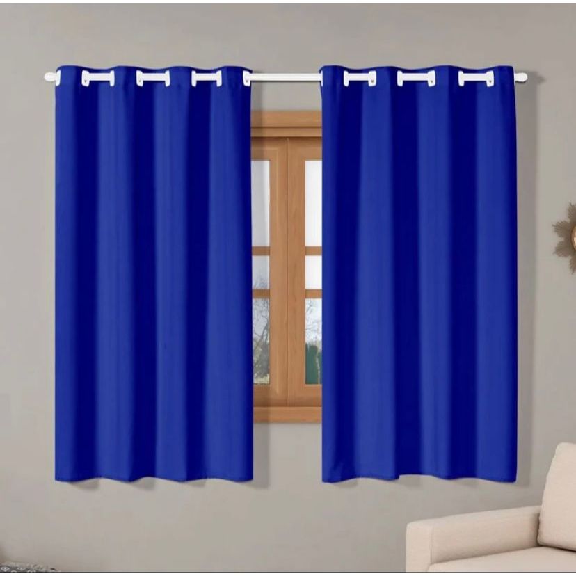 Cortina Oxford Lisa 2,00 m x 1,40 m com Ilhós para Varão