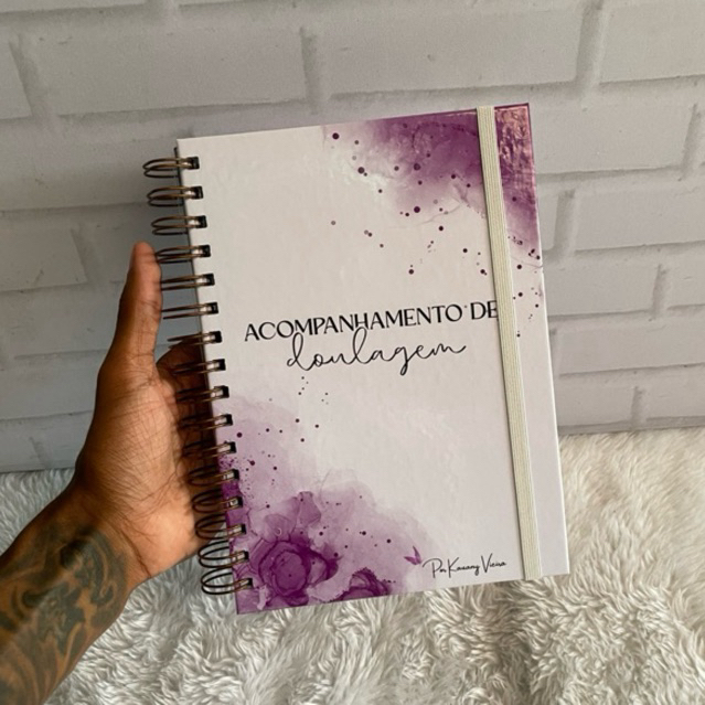 Planner da Doula - Agenda de Atendimentos, Caderno Gestante, Parto, Pós-Parto, Pré-Natal, Fichas, Personalizado