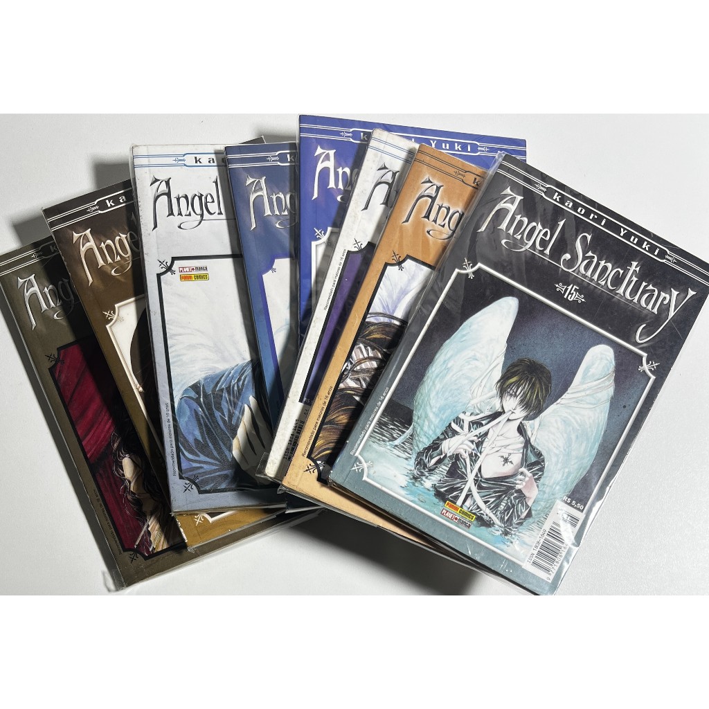 Lote com 10 Mangá Angel Sanctuary - Panini