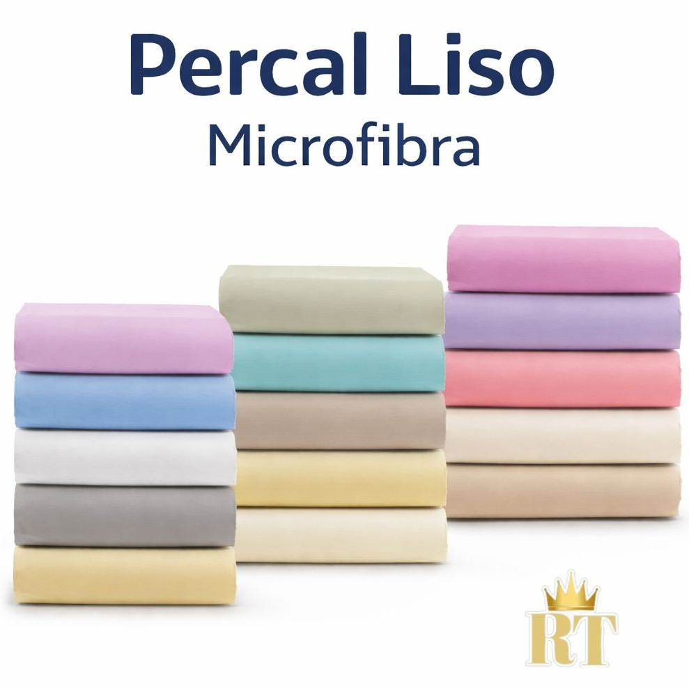 6 Metros de Tecido Percal Microfibra Liso 6m x 2,30 de largura!!!