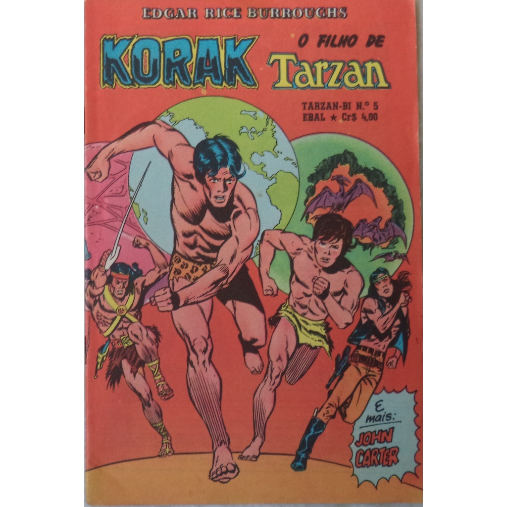 Hq Korak o filho de Tarzan nº 5 - Formatinho Ebal