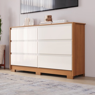 Cômoda 6 Gavetas Layla Casa 812 em Oferta na Shopee