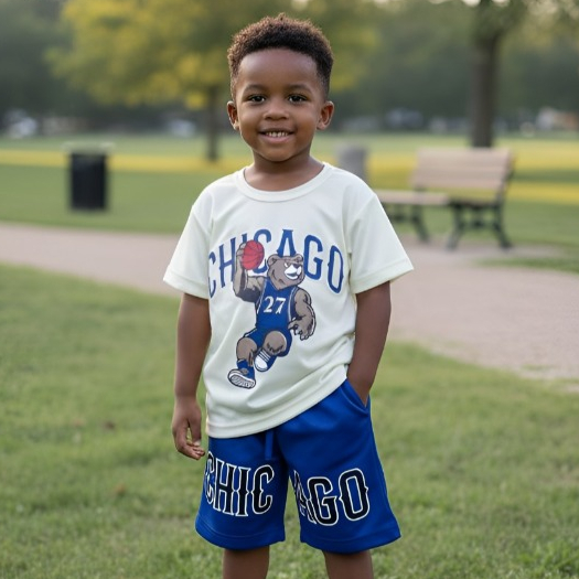 Roupa Infantil Menino kit torcedor– Conjunto Casual com Camiseta e Shorts 2 ao 14 anos em Oferta na Shopee