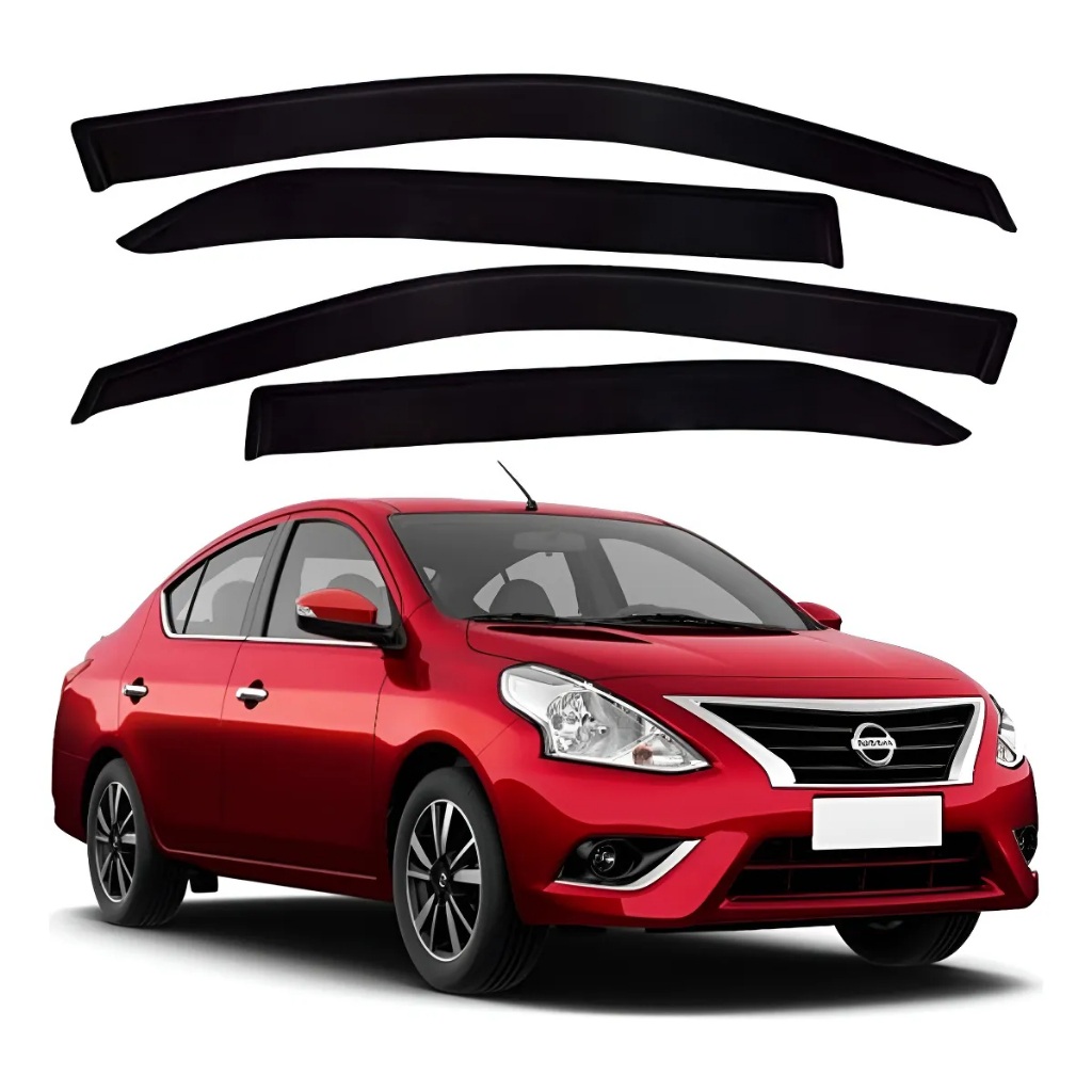 Calha de Chuva Defletor Nissan Versa 2011 a 2020 4 Portas