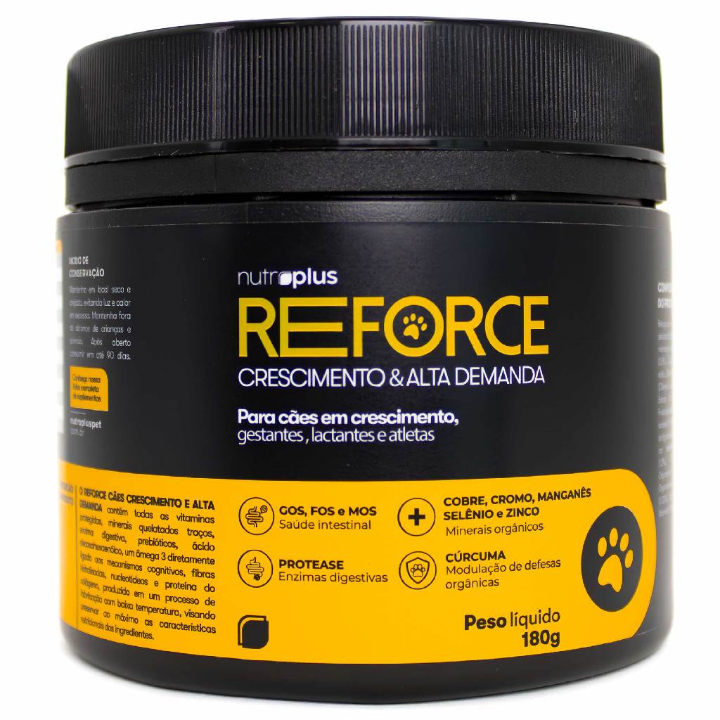 SUPLEMENTO PARA CÃES NUTROPLUS REFORCE CRESCIMENTO E ALTA DEMANDA 180G em Oferta na Shopee