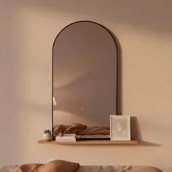 Espelho Decorativo Vitral 110x50cm de Parede e Bancada Maquiagem Pinterest Blogueiras Achadinho