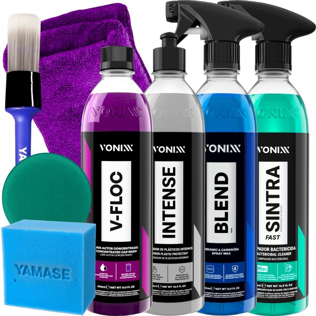 Kit Shampoo V-Floc Cera Blend Sintra Fast Intense Vonixx + Pano 40x40cm
