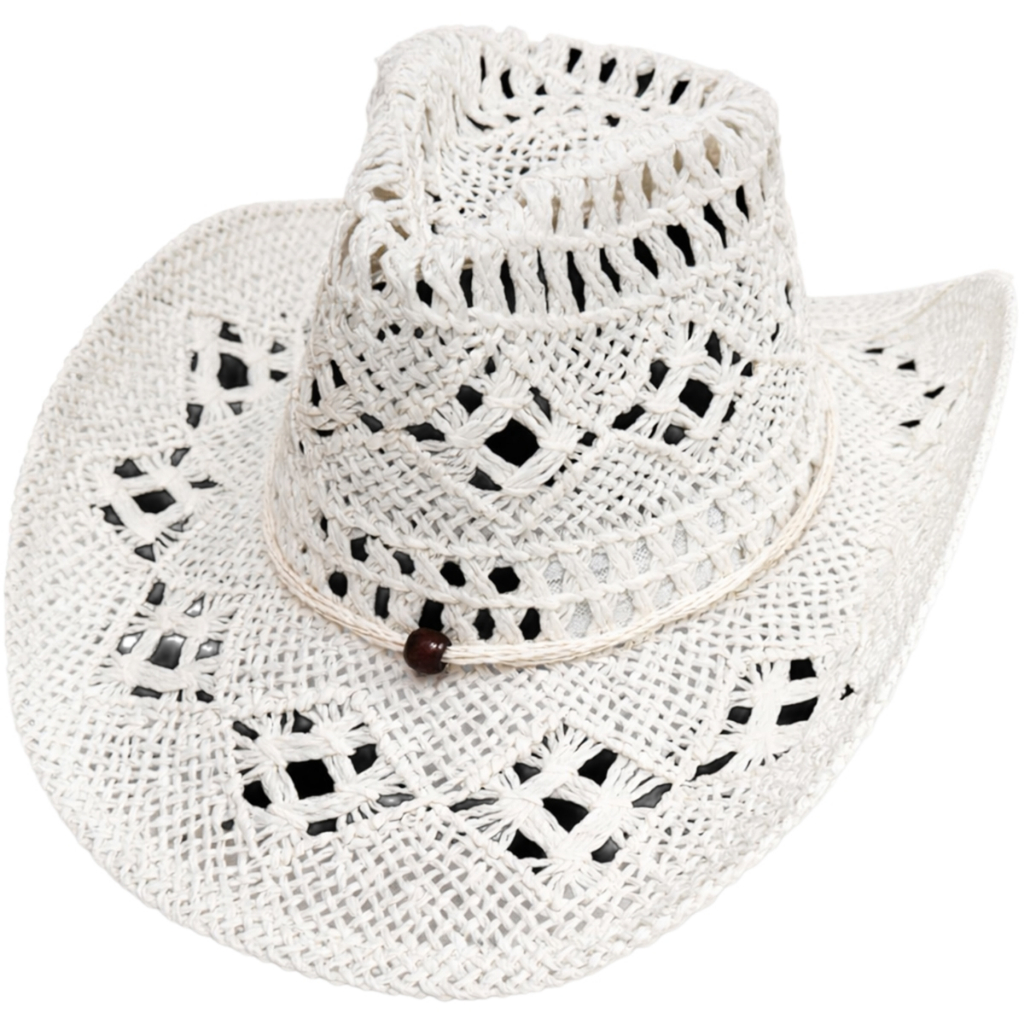 Chapéu Country Branco Cowboy Sertanejo Rodeio Shows Peão Estiloso Unissex