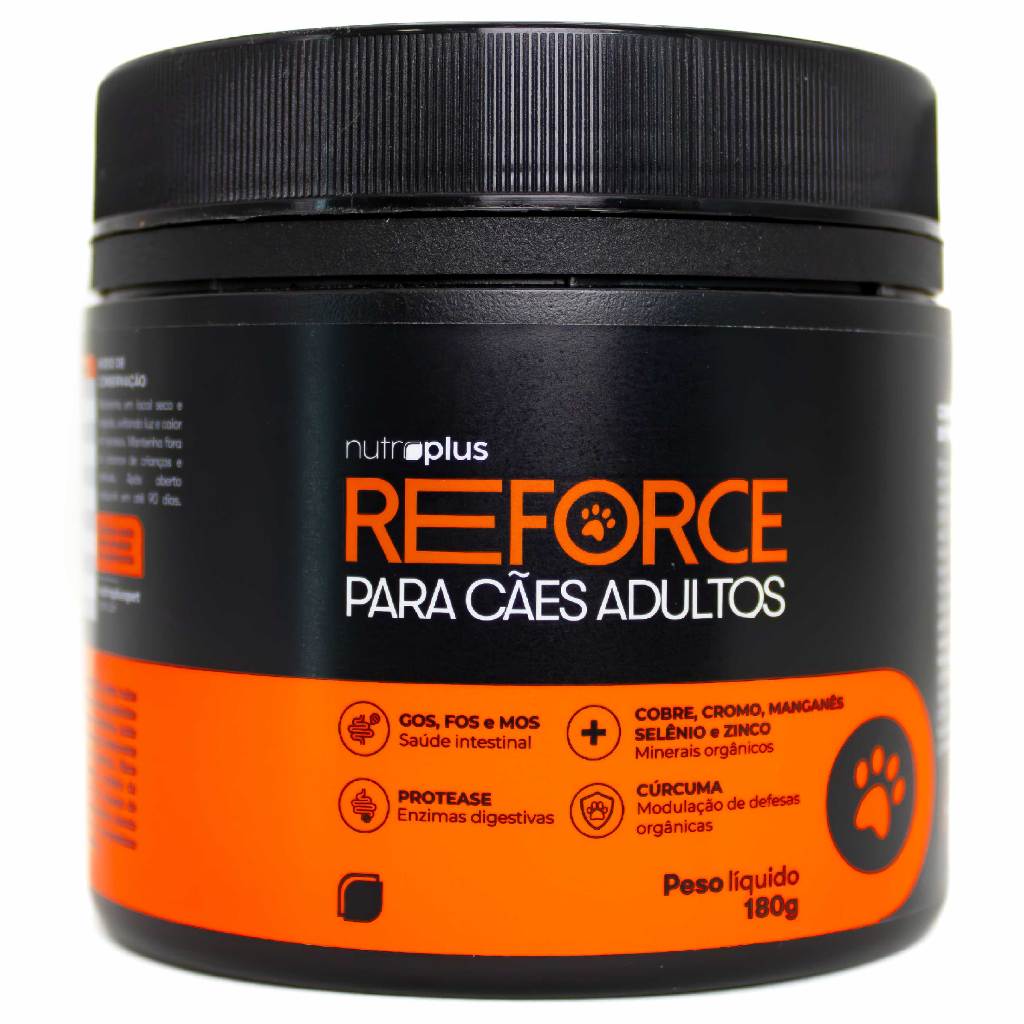 SUPLEMENTO PARA CÃES NUTROPLUS REFORCE ADUTO 180G em Oferta na Shopee