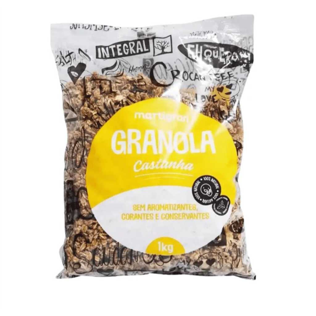 Granola martigran 1kg - castanha