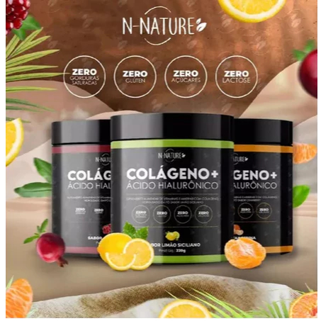 Kit 3 Pote Colageno + Ácido Hialuronico 216g Mega Oferta + Frete Gratis em Oferta na Shopee